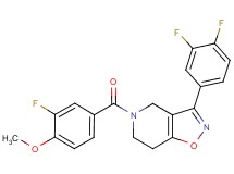 3-(3,4-difluorophenyl)-5-(3-fluoro-4-methoxybenzoyl)-4,5,6,7-tetrahydroisoxazolo[4,5-c]pyridine