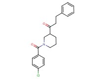1-[1-(4-chlorobenzoyl)-3-piperidinyl]-3-phenyl-1-propanone