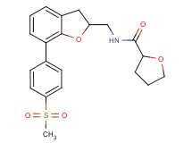 N-({7-[4-(methylsulfonyl)phenyl]-2,3-dihydro-1-benzofuran-2-yl}methyl)tetrahydro-2-furancarboxamide