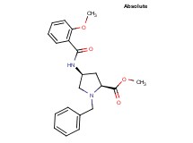 methyl (4S)-1-benzyl-4-[(2-methoxybenzoyl)amino]-L-prolinate
