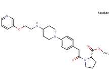 methyl 1-{[4-(4-{[2-(3-pyridinyloxy)ethyl]amino}-1-piperidinyl)phenyl]acetyl}-L-prolinate