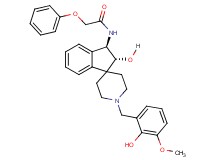 N-[(2R*,3R*)-2-hydroxy-1'-(2-hydroxy-3-methoxybenzyl)-2,3-dihydrospiro[indene-1,4'-piperidin]-3-yl]-2-phenoxyacetamide
