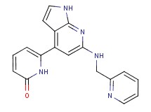 6-{6-[(pyridin-2-ylmethyl)amino]-1H-pyrrolo[2,3-b]pyridin-4-yl}pyridin-2(1H)-one