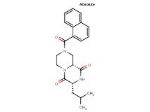 (3R,9aR)-3-isobutyl-8-(1-naphthoyl)tetrahydro-2H-pyrazino[1,2-a]pyrazine-1,4(3H,6H)-dione