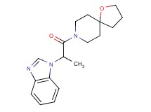 8-[2-(1H-benzimidazol-1-yl)propanoyl]-1-oxa-8-azaspiro[4.5]decane