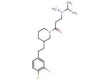 (3-{3-[2-(3,4-difluorophenyl)ethyl]-1-piperidinyl}-3-oxopropyl)isopropyl(methyl)amine