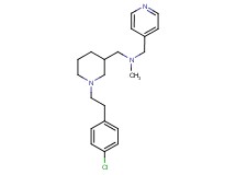 ({1-[2-(4-chlorophenyl)ethyl]-3-piperidinyl}methyl)methyl(4-pyridinylmethyl)amine