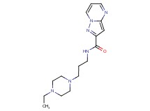N-[3-(4-ethylpiperazin-1-yl)propyl]pyrazolo[1,5-a]pyrimidine-2-carboxamide