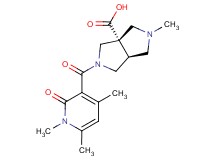 (3aS*,6aS*)-2-methyl-5-[(1,4,6-trimethyl-2-oxo-1,2-dihydropyridin-3-yl)carbonyl]hexahydropyrrolo[3,4-c]pyrrole-3a(1H)-carboxylic acid
