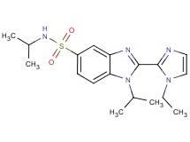 2-(1-ethyl-1H-imidazol-2-yl)-N,1-diisopropyl-1H-benzimidazole-5-sulfonamide
