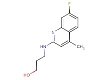 3-[(7-fluoro-4-methyl-2-quinolinyl)amino]-1-propanol