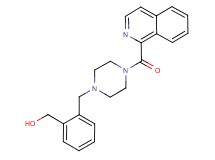 (2-{[4-(1-isoquinolinylcarbonyl)-1-piperazinyl]methyl}phenyl)methanol trifluoroacetate (salt)