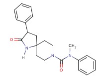N-methyl-2-oxo-N,3-diphenyl-1,8-diazaspiro[4.5]decane-8-carboxamide