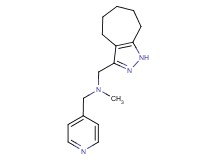 (1,4,5,6,7,8-hexahydrocyclohepta[c]pyrazol-3-ylmethyl)methyl(pyridin-4-ylmethyl)amine