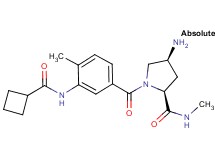 (2S,4S)-4-amino-1-{3-[(cyclobutylcarbonyl)amino]-4-methylbenzoyl}-N-methylpyrrolidine-2-carboxamide