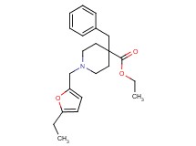 ethyl 4-benzyl-1-[(5-ethyl-2-furyl)methyl]-4-piperidinecarboxylate