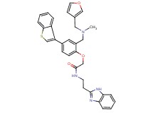 N-[2-(1H-benzimidazol-2-yl)ethyl]-2-(4-(1-benzothien-3-yl)-2-{[(3-furylmethyl)(methyl)amino]methyl}phenoxy)acetamide