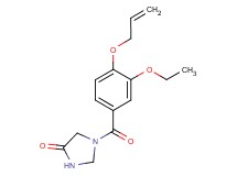 1-[4-(allyloxy)-3-ethoxybenzoyl]imidazolidin-4-one