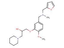 1-(5-{[(2-furylmethyl)(methyl)amino]methyl}-2-methoxyphenoxy)-3-piperidin-1-ylpropan-2-ol