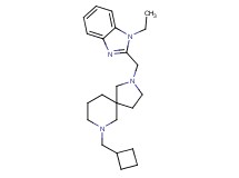 7-(cyclobutylmethyl)-2-[(1-ethyl-1H-benzimidazol-2-yl)methyl]-2,7-diazaspiro[4.5]decane