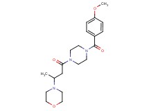 4-{3-[4-(4-methoxybenzoyl)-1-piperazinyl]-1-methyl-3-oxopropyl}morpholine