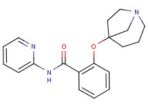 2-(1-azabicyclo[3.2.1]oct-5-yloxy)-N-pyridin-2-ylbenzamide