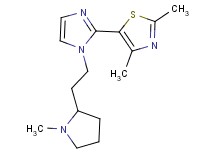2,4-dimethyl-5-{1-[2-(1-methylpyrrolidin-2-yl)ethyl]-1H-imidazol-2-yl}-1,3-thiazole