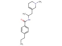 N-[1-methyl-2-(1-methyl-1,2,5,6-tetrahydropyridin-3-yl)ethyl]-4-propylbenzamide