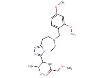 N-{1-[7-(2,4-dimethoxybenzyl)-6,7,8,9-tetrahydro-5H-[1,2,4]triazolo[4,3-d][1,4]diazepin-3-yl]-2-methylpropyl}-2-methoxyacetamide
