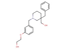 2-(3-{[3-benzyl-3-(hydroxymethyl)-1-piperidinyl]methyl}phenoxy)ethanol