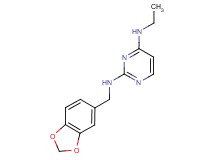N~2~-(1,3-benzodioxol-5-ylmethyl)-N~4~-ethylpyrimidine-2,4-diamine