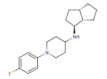 1-(4-fluorophenyl)-N-[(1S*,3aS*,6aS*)-octahydropentalen-1-yl]piperidin-4-amine
