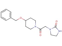 1-{2-[4-(benzyloxy)-1-piperidinyl]-2-oxoethyl}-2-imidazolidinone