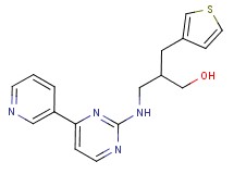3-{[4-(3-pyridinyl)-2-pyrimidinyl]amino}-2-(3-thienylmethyl)-1-propanol