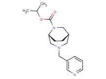 isopropyl (1S*,5R*)-3-(3-pyridinylmethyl)-3,6-diazabicyclo[3.2.2]nonane-6-carboxylate