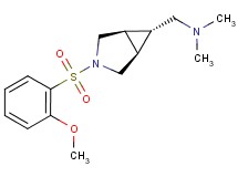 ({(1R*,5S*,6r)-3-[(2-methoxyphenyl)sulfonyl]-3-azabicyclo[3.1.0]hex-6-yl}methyl)dimethylamine