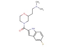 (2-{4-[(5-fluoro-1H-indol-2-yl)carbonyl]-2-morpholinyl}ethyl)dimethylamine