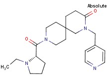 9-(1-ethyl-L-prolyl)-2-(pyridin-4-ylmethyl)-2,9-diazaspiro[5.5]undecan-3-one