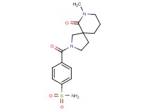 4-[(7-methyl-6-oxo-2,7-diazaspiro[4.5]dec-2-yl)carbonyl]benzenesulfonamide