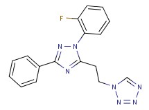 1-{2-[1-(2-fluorophenyl)-3-phenyl-1H-1,2,4-triazol-5-yl]ethyl}-1H-tetrazole