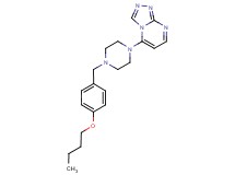 5-[4-(4-butoxybenzyl)piperazin-1-yl][1,2,4]triazolo[4,3-a]pyrimidine