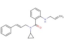 2-(allylamino)-N-cyclopropyl-N-[(2E)-3-phenylprop-2-en-1-yl]benzamide