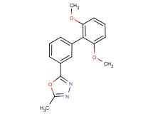 2-(2',6'-dimethoxybiphenyl-3-yl)-5-methyl-1,3,4-oxadiazole