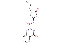 4-oxo-N-(5-oxo-1-propylpyrrolidin-3-yl)-3,4-dihydroquinazoline-2-carboxamide