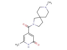 6-methyl-4-[(8-methyl-2,8-diazaspiro[4.5]dec-2-yl)carbonyl]pyridin-2(1H)-one