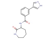N-(2-oxoazepan-3-yl)-3-(1H-pyrazol-4-yl)benzamide