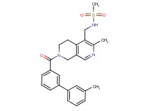 N-({3-methyl-7-[(3'-methyl-3-biphenylyl)carbonyl]-5,6,7,8-tetrahydro-2,7-naphthyridin-4-yl}methyl)methanesulfonamide
