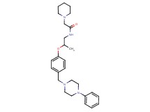N-(2-{4-[(4-phenyl-1-piperazinyl)methyl]phenoxy}propyl)-2-(1-piperidinyl)acetamide