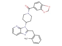 3-[1-(1,3-benzodioxol-5-ylcarbonyl)-4-piperidinyl]-2-(2-methylbenzyl)-3H-imidazo[4,5-b]pyridine