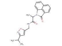 N-[(3-isopropylisoxazol-5-yl)methyl]-2-(2-oxobenzo[cd]indol-1(2H)-yl)propanamide